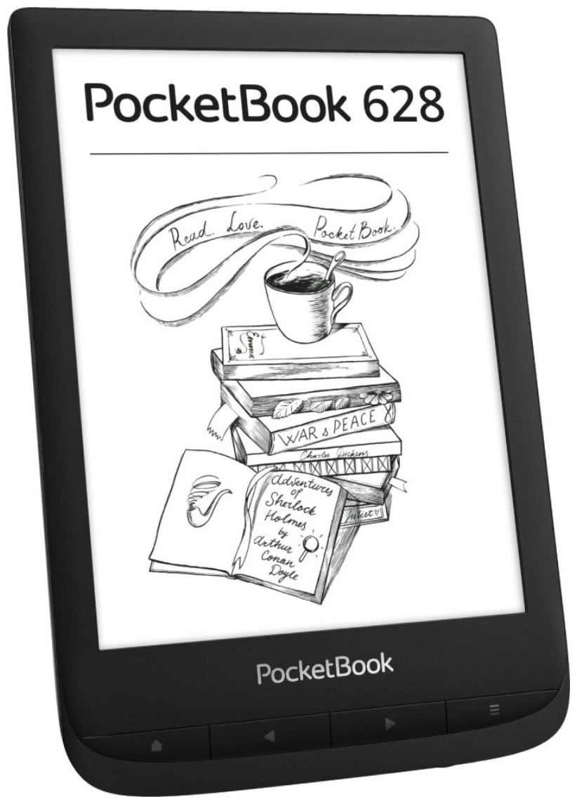 Фотография Электронная книга PocketBook PB628-P-CIS Black