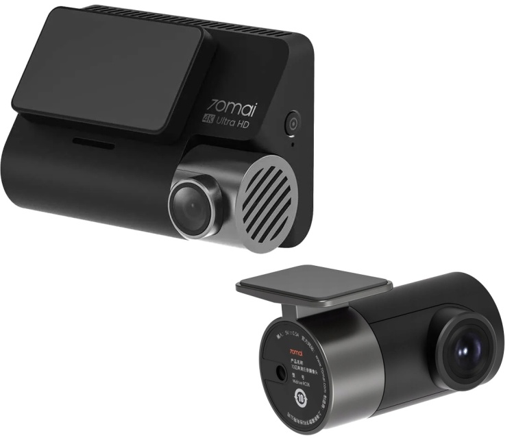 Видеорегистратор 70mai Dash Cam 4K (A800S) + Rear Camera Kit