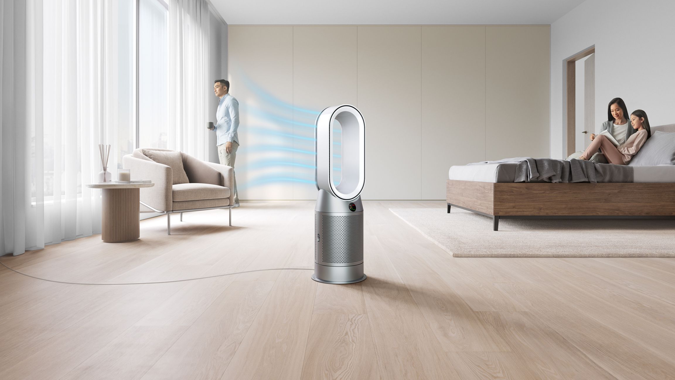 Очиститель воздуха DYSON HP07 White-Silver Казахстан