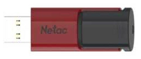 Фото USB накопитель NETAC U182/128Gb Black-Red