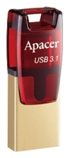 USB-накопитель APACER AH180 AP64GAH180R-1 Red