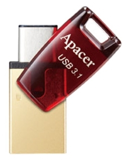 Фото USB-накопитель APACER AH180 AP64GAH180R-1 Red