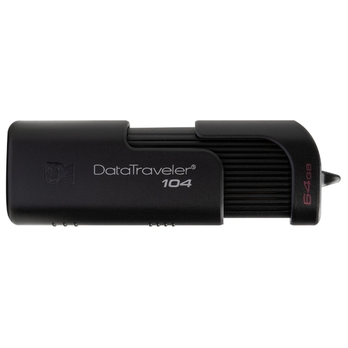 Фото USB накопитель KINGSTON DT104/64GB 2.0 Black