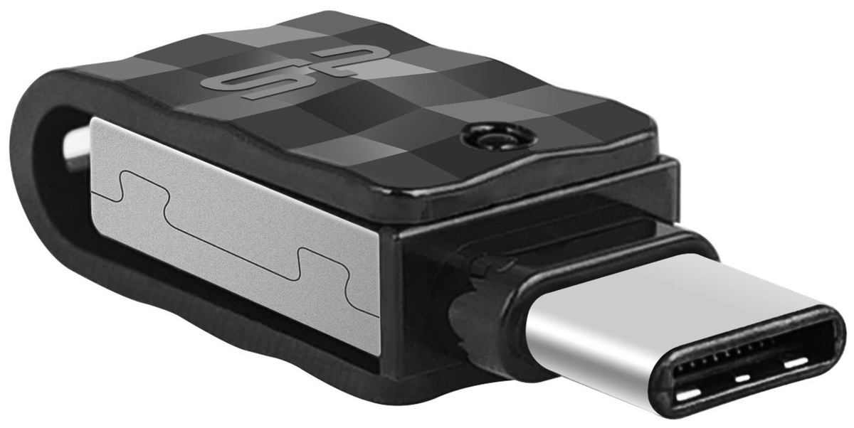 Фотография USB накопитель SILICON POWER Mobile C31 SP032GBUC3C31V1K USB 3.1 + Type-C (Android/OTG) Black