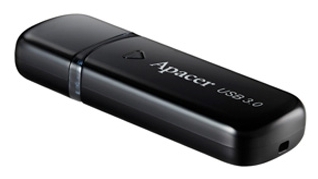 Картинка USB-накопитель APACER AH355 32GB Чёрный (AP32GAH355B-1)