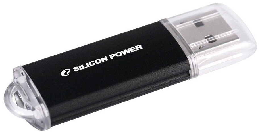 Фото USB накопитель SILICON POWER Ultima II SP064GBUF2M01V1K USB 2.0 Black