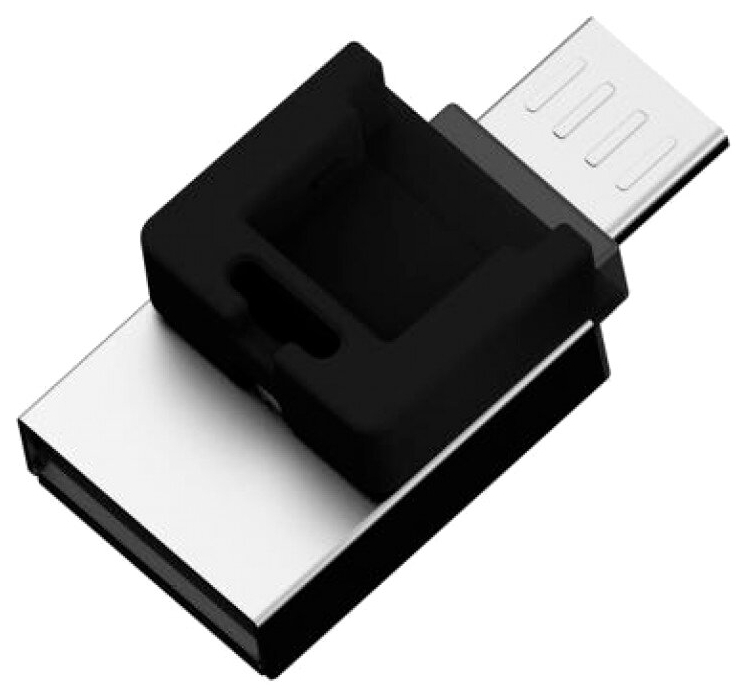 Фотография USB накопитель SILICON POWER Mobile X20 SP032GBUF2X20V1K USB 2.0 + MicroUSB (Android/OTG) Black