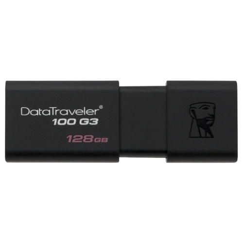 Фото USB накопитель KINGSTON DT100G3/128Gb USB 3.0 Black