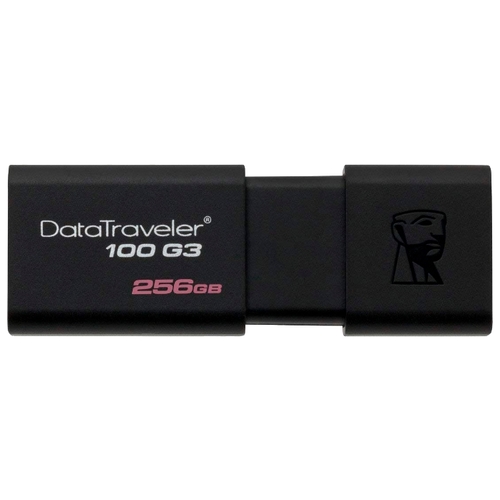 Фото USB накопитель KINGSTON DT100G3/256Gb USB 3.0 Black