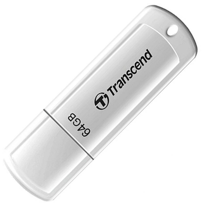 Фото USB накопитель TRANSCEND TS64GJF370 белый