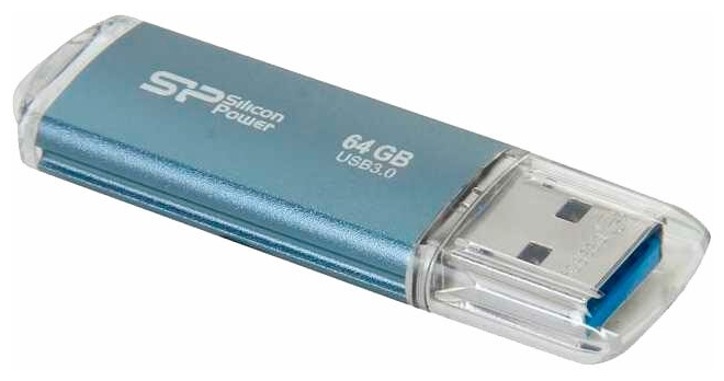 USB накопитель SILICON POWER Marvel M01 SP064GBUF3M01V1B USB 31 Blue Казахстан