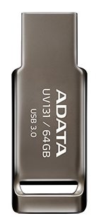 USB накопитель ADATA UV131 16Gb 3.1 Chrome/gray (AUV131-16G-RGY)