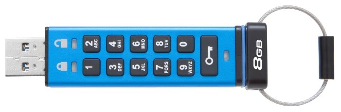 USB накопитель KINGSTON DT2000/8Gb USB 3.1 Blue