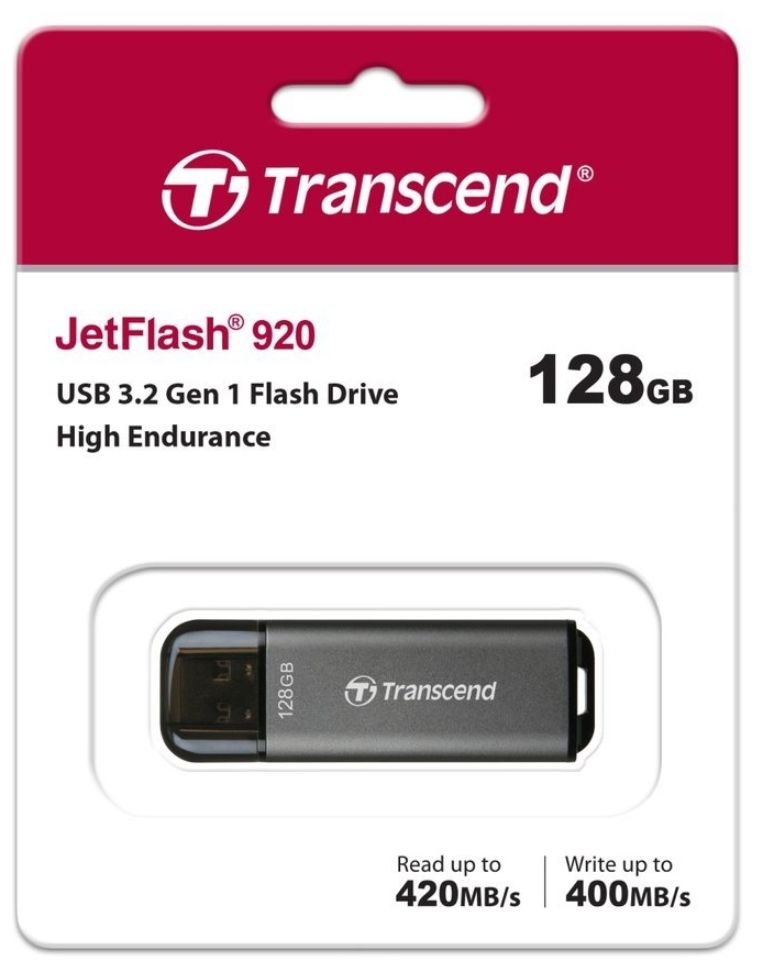 Цена USB накопитель TRANSCEND 3.2 TS128GJF920 серый
