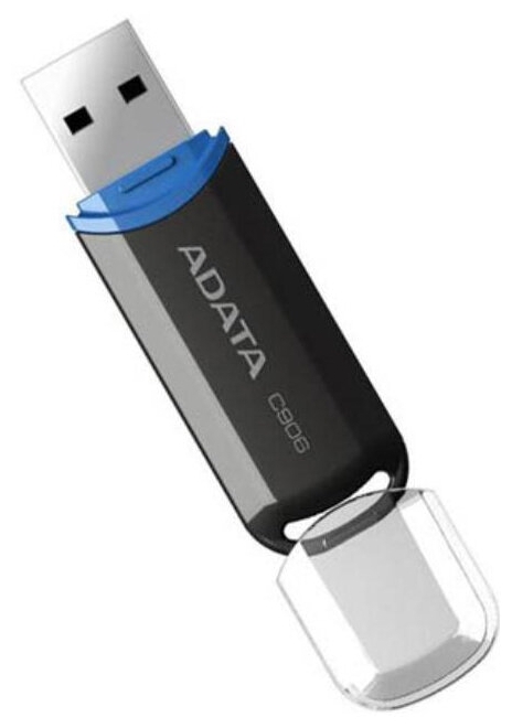 Фото USB накопитель ADATA C906 AC906-64G-RBK USB 2.0 Black