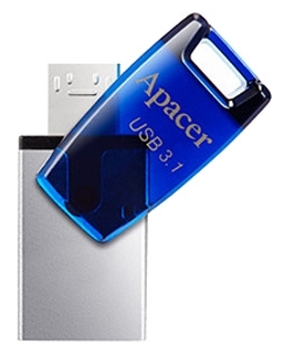 Фото USB-накопитель APACER AH179 AP64GAH179U-1 Blue