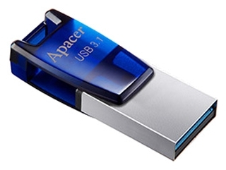 Фотография USB-накопитель APACER AH179 AP64GAH179U-1 Blue