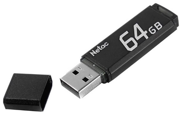 USB накопитель NETAC NT03U351N-064G-30BK 64GB