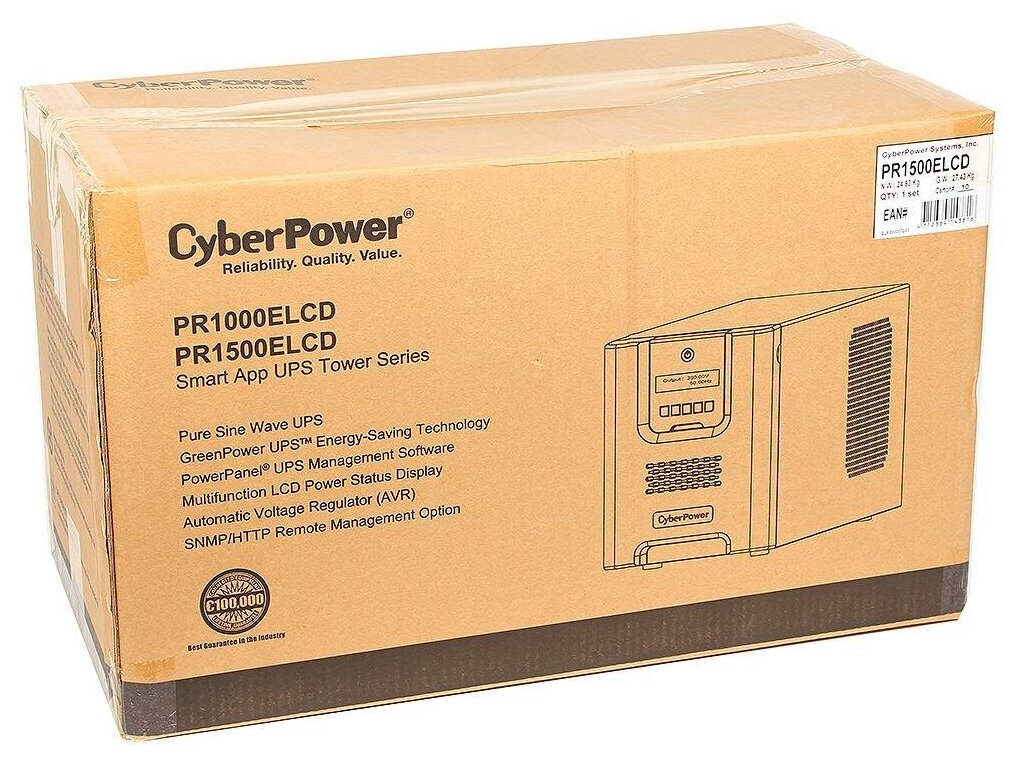ИБП CyberPower PR1500ELCD Казахстан