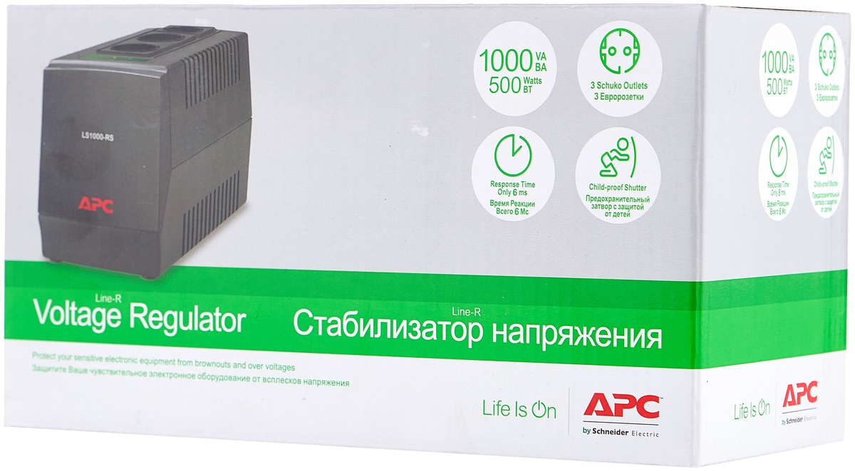 Картинка Стабилизатор APC LS1000-RS