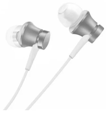 Фотография Наушники XIAOMI Mi Piston In-Ear Headphones Basic Edition Silver