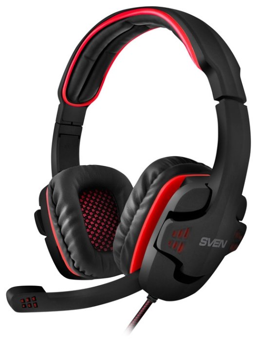 Наушники SVEN AP-G855MV Black-red