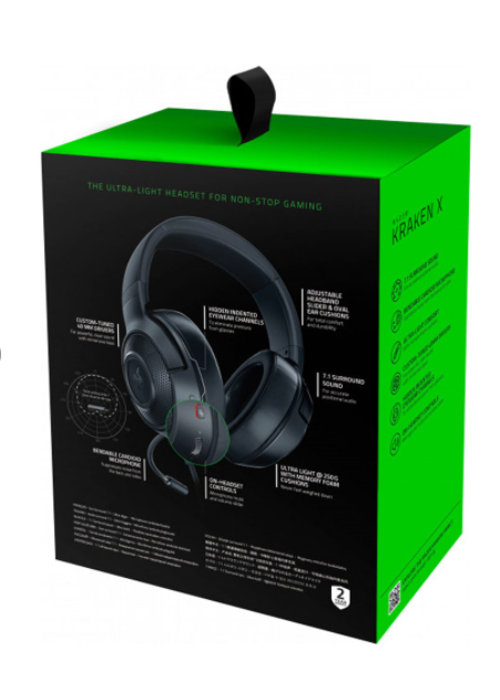 Цена Гарнитура RAZER Kraken X RZ04-02890100-R3M1