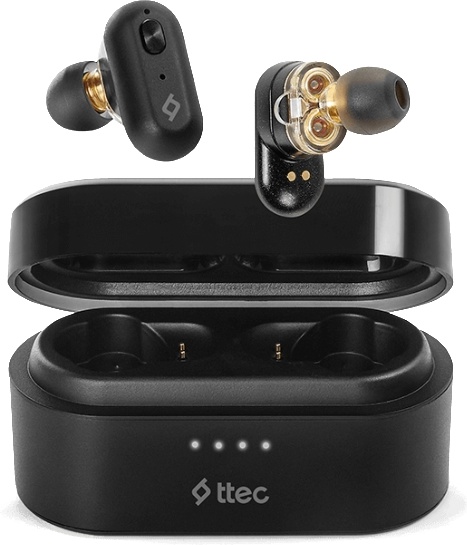 Наушники TTEC AirBeat Duo True Wireless Headsets Black (2KM127S)