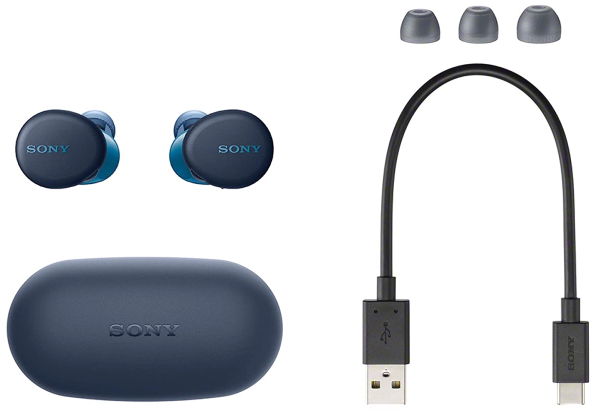 Наушники SONY WFXB700B.L Blue Казахстан