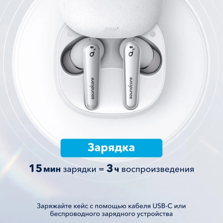 Купить Наушники SOUNDCORE Lib.Air 2 Pro A3951 WT (SDC-A3951G21-WT)