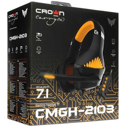 Цена Гарнитура CROWN CMGH-2103 Black-orange