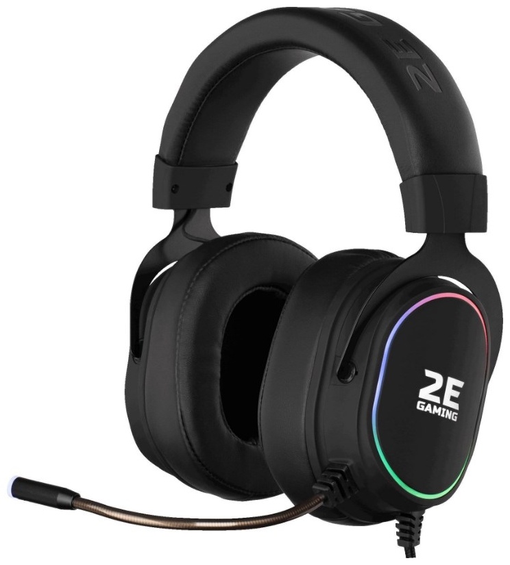 Гарнитура 2E GAMING HG350 RGB USB 7.1 Black (2E-HG350BK-7.1)