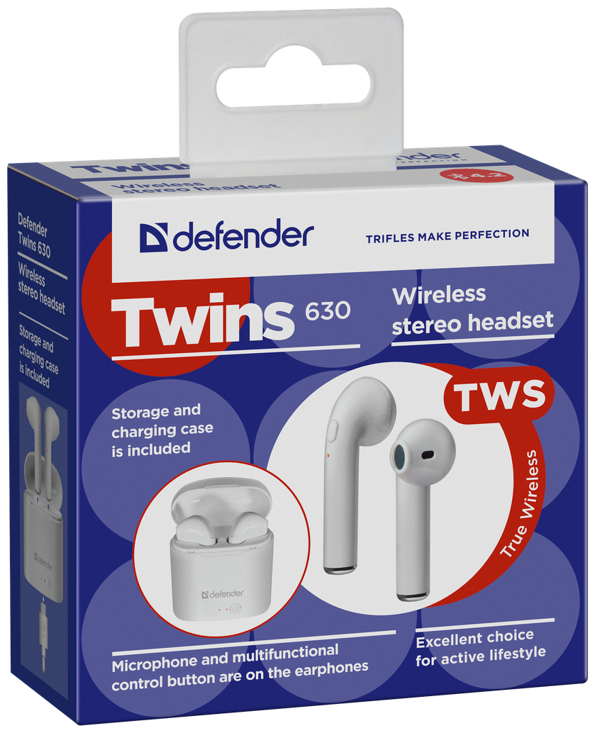 Цена Гарнитура DEFENDER Twins 630 White (63630)