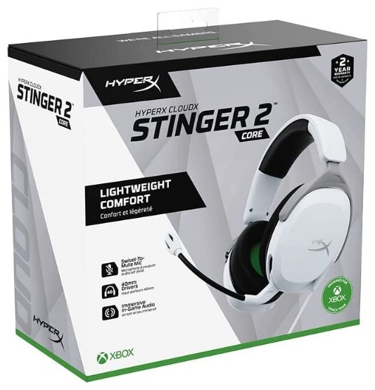 Цена Гарнитура HyperX CloudX Stinger 2 Core White (6H9B7AA)