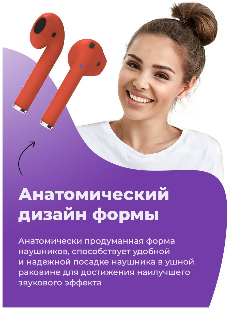 Купить Наушники RITMIX RH-825BTH TWS Red