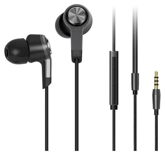 Фото Наушники XIAOMI Mi Piston In-Ear Headphones Standard Edition Black
