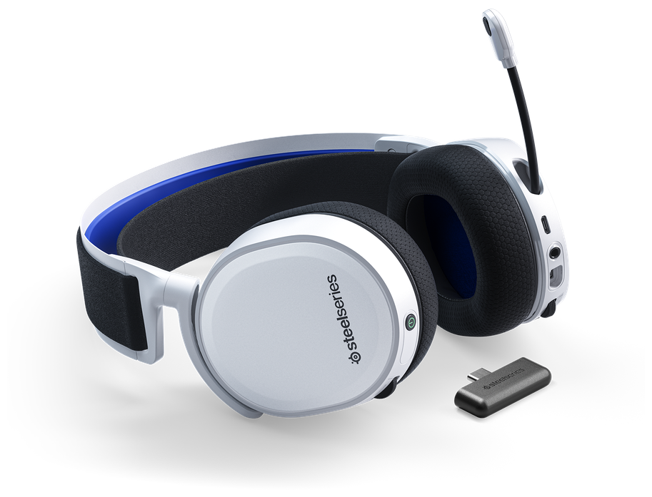 Фотография Гарнитура STEELSERIES Arctis 7P+ White (61471)