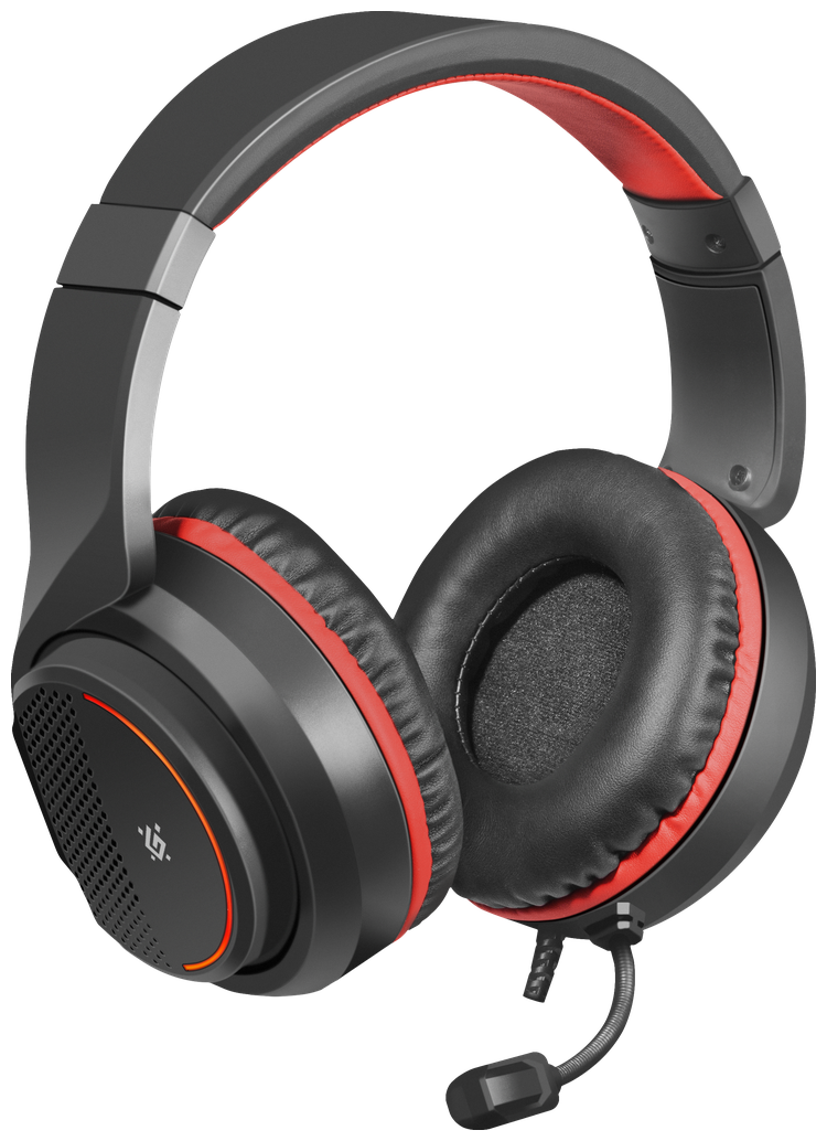 Наушники DEFENDER Apex PRO Black-Red