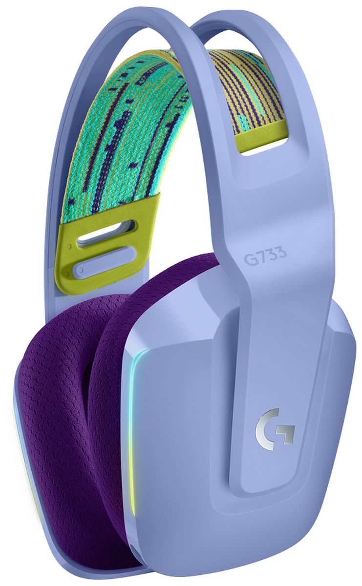 Фотография Гарнитура LOGITECH G733 LIGHTSPEED Lilac (981-000890)