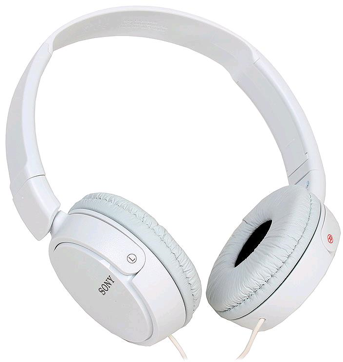 Картинка Наушники SONY MDR-ZX110AP White