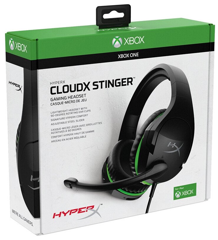 Картинка Гарнитура HyperX CloudX Stinger Xbox Black