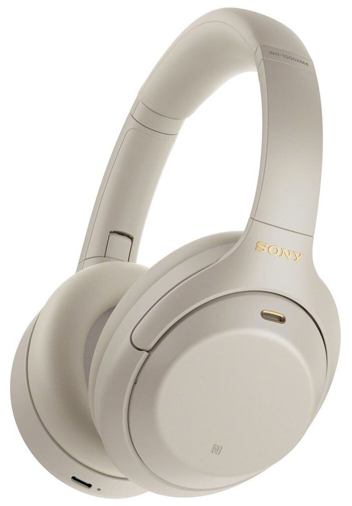 Наушники SONY WH-1000XM4S.M серебристый