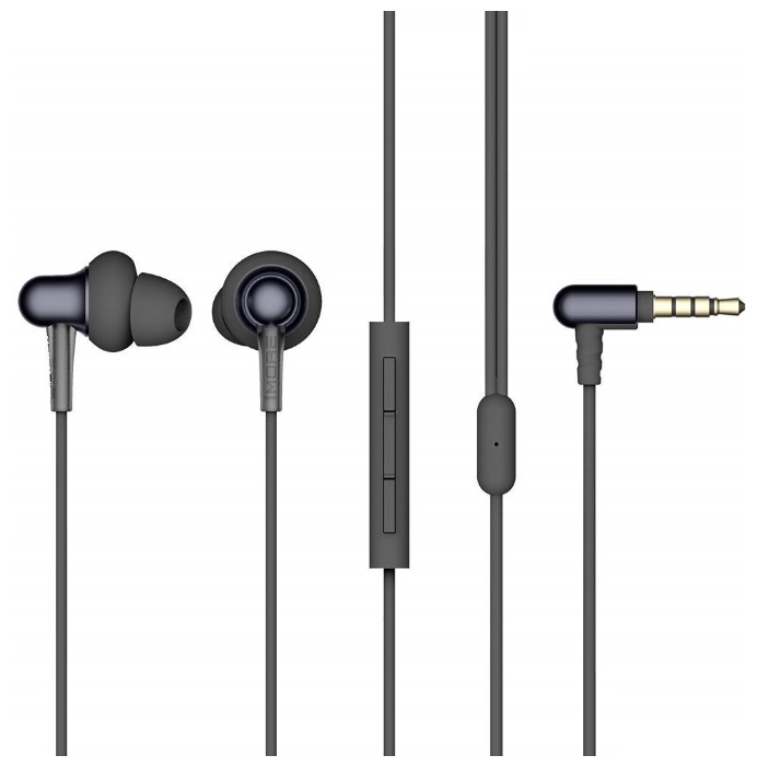 Картинка Наушники 1More Stylish Dual-dynamic Driver In-Ear Headphones E1025 Black