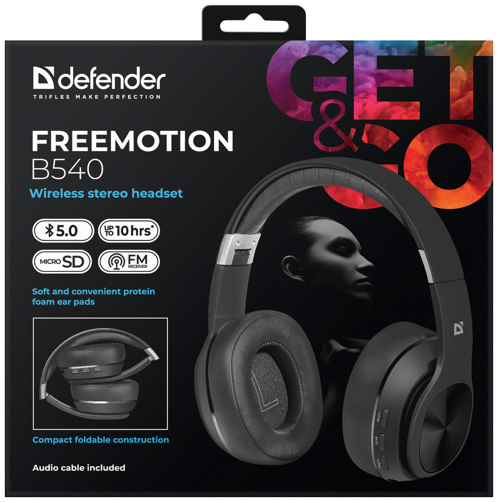 Цена Гарнитура DEFENDER FreeMotion B540 Black