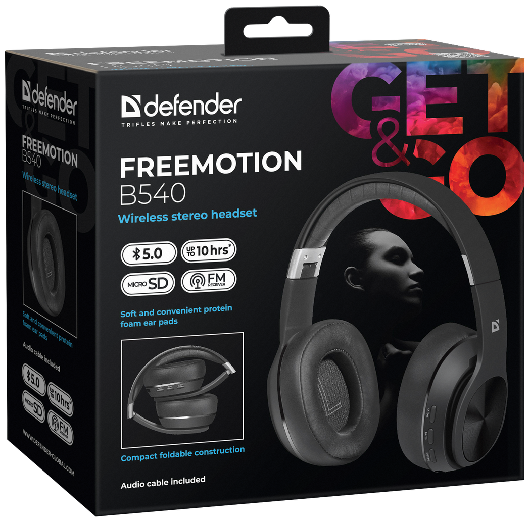 Купить Гарнитура DEFENDER FreeMotion B540 Black