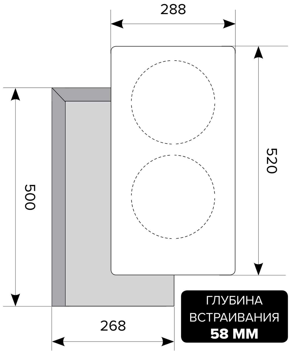 Фото Варочная поверхность LEX EVI 320 F BL