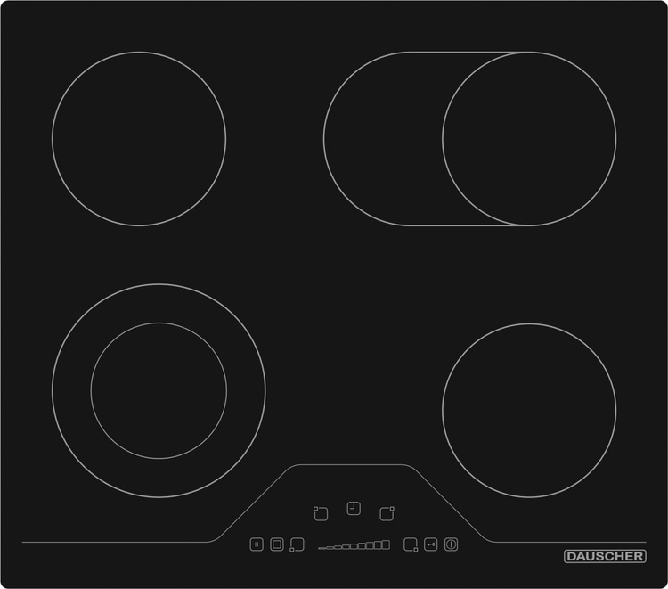 Фото Варочная поверхность DAUSCHER 611CSBL-TURBO