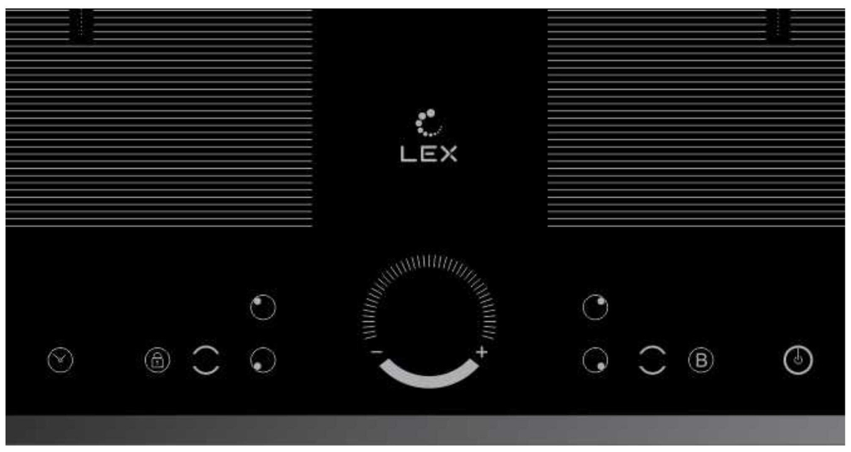 Картинка Варочная поверхность LEX EVI 640 F BL