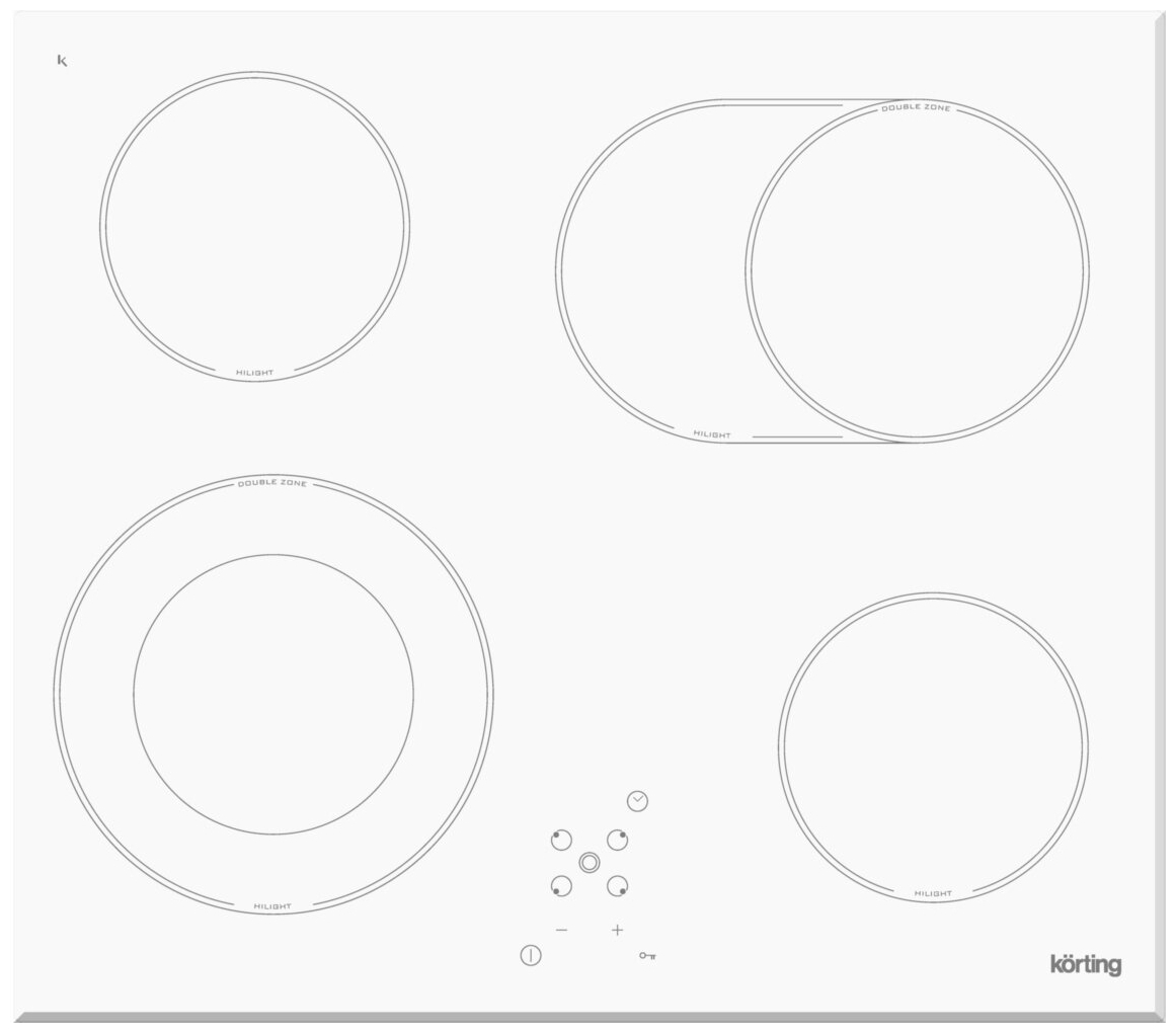 Варочная поверхность KORTING HK 62051 BW
