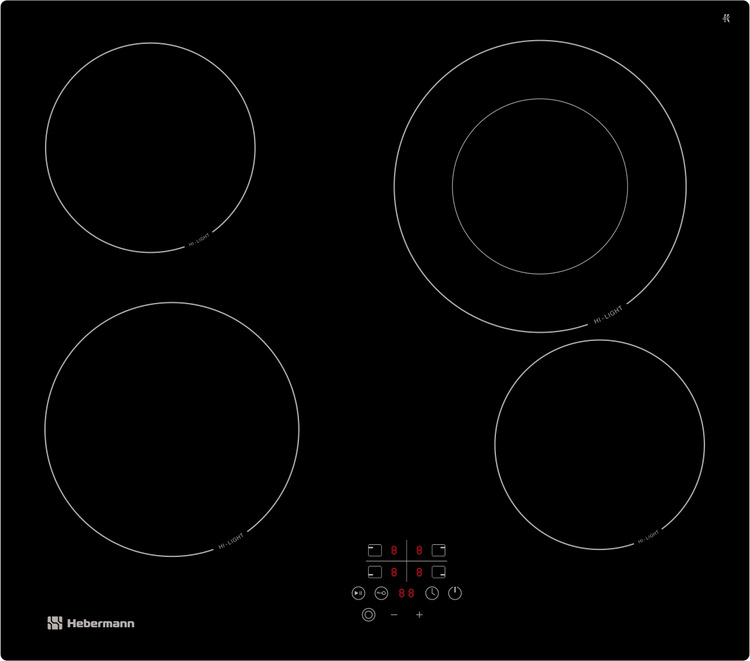 Фото Варочная поверхность HEBERMANN HBKC 6041.1 B